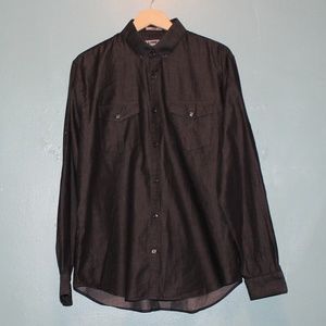 Express Mens Causal Button Down Shirt